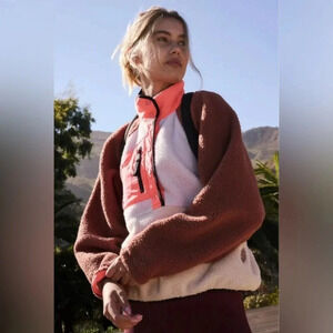 NWT FP Movement Hit the Slopes Colorblock Pullover